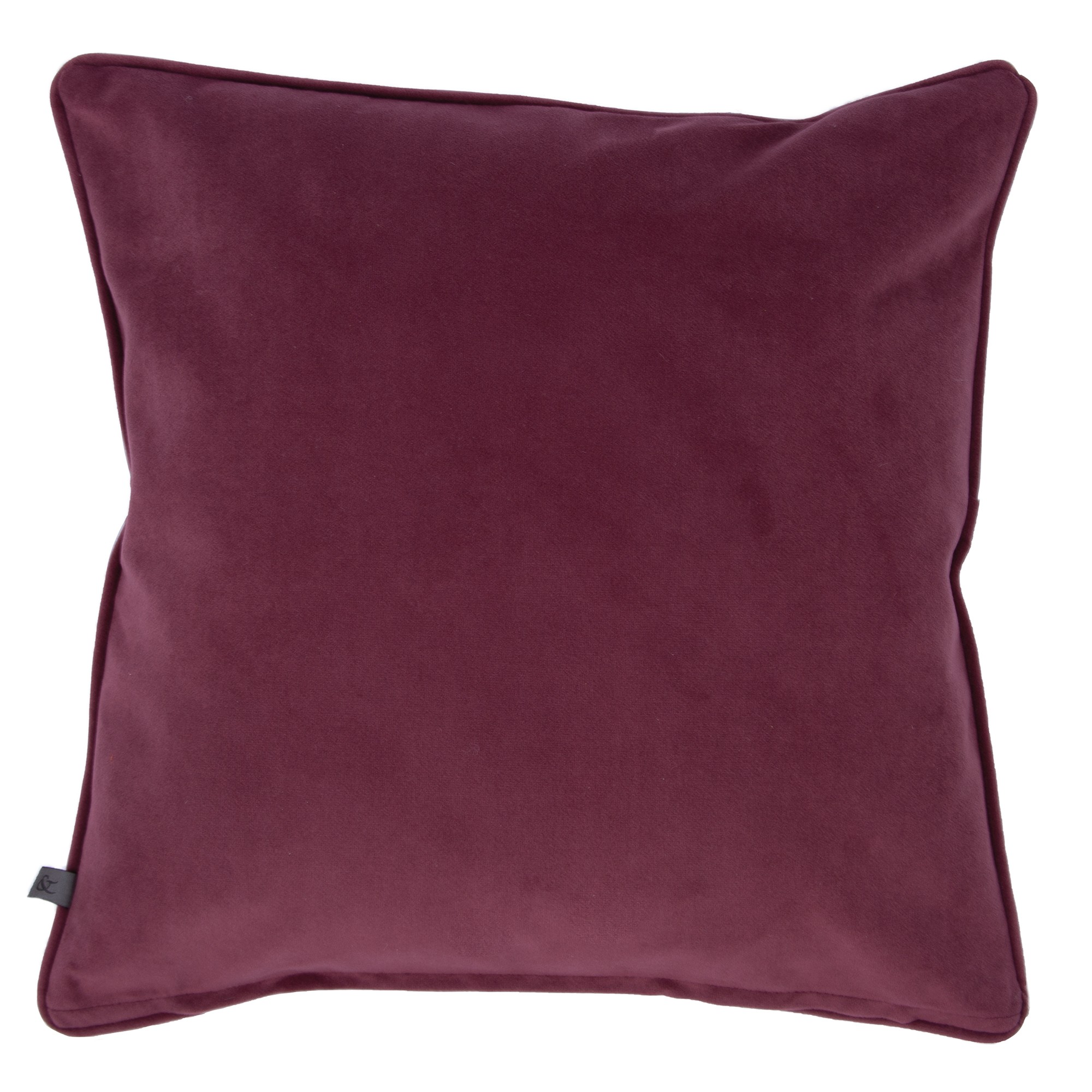 Opulence Velvet Cushion By Graham Brown In Mulberry Purple